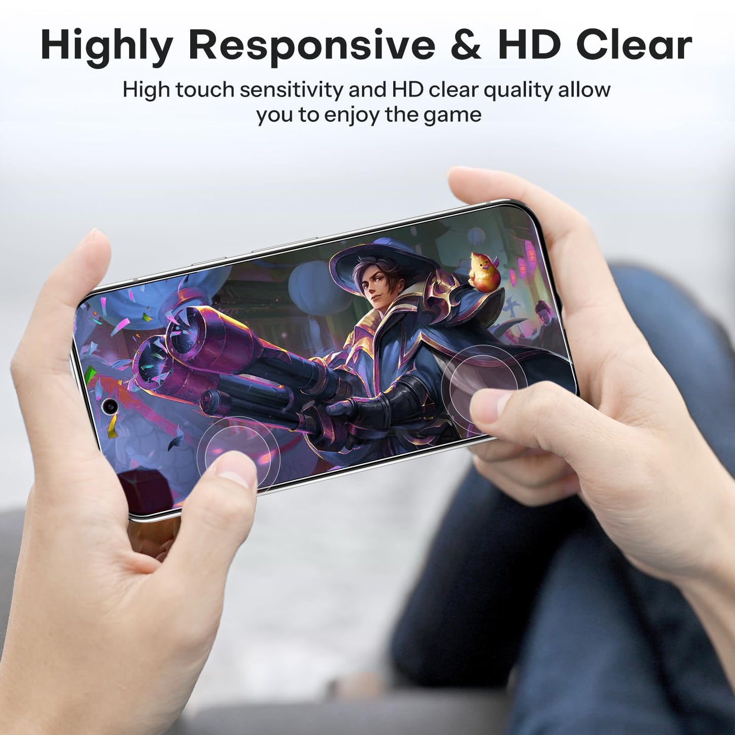 OMOTON 3+2 Pack for Google Pixel 9 Pro Screen Protector, 3 Pack Tempered Glass Screen Protector & 2 Pack Camera Lens Protector for Pixel 9 Pro 2024 6.3-inch, Case Friendly (Not for Pixel 9/9 Pro XL)