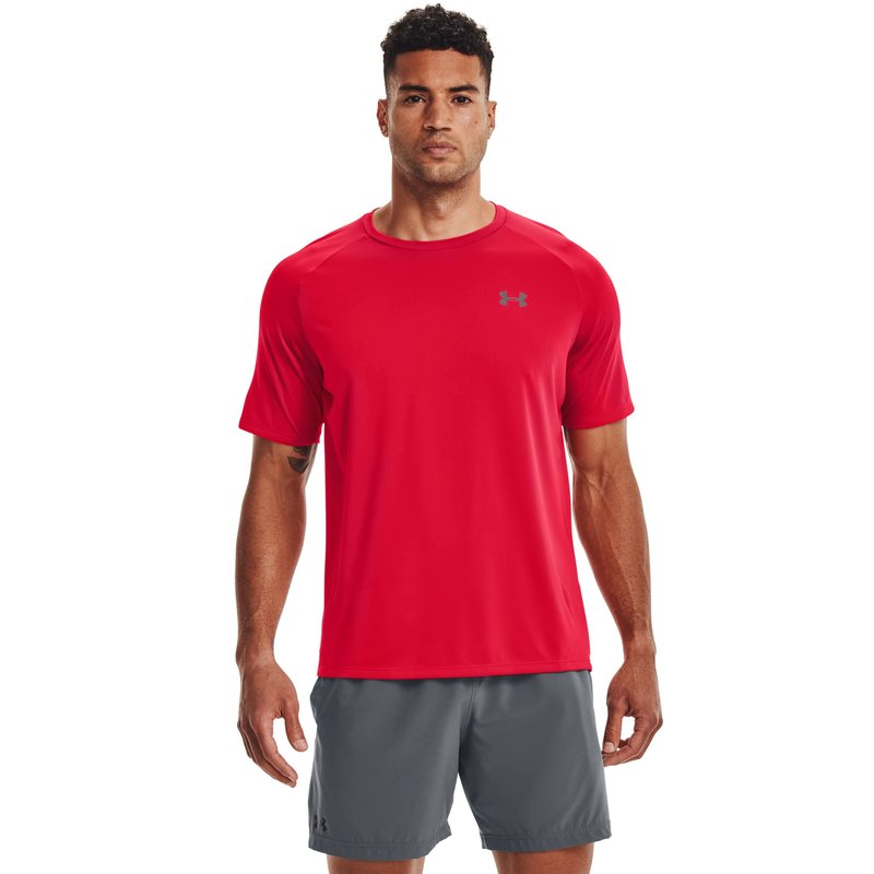 Under Armour Men's Tech 2.0 Short-Sleeve T-Shirt , Red (600)/Graphite, Medium