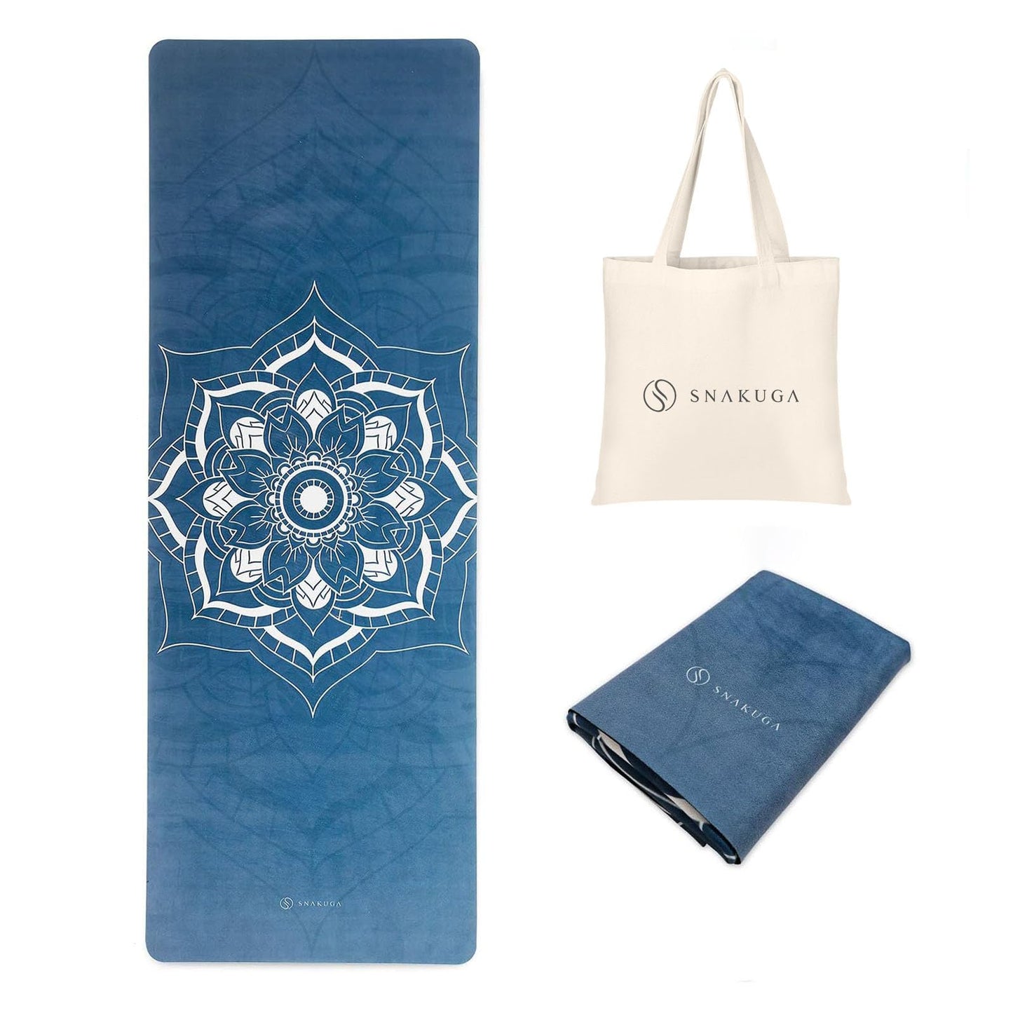 Travel Yoga Mat, Non Slip Exercise Suede Mat with Carry Bag, All-Purpose Fitness Mat with High Density Anti-Tear Surface for Women, Ideal for Pilates Workout (72'' x 24'' x 1.5mm Thick)