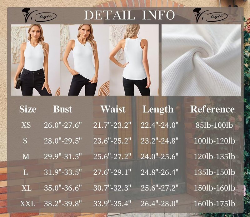 VICHYIE Women Tank Tops Summer Sleeveless Basic Cami Top Shirt Slim Knit Ribbed Racerback Blouses (Medium, P-Purple)