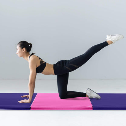 We Sell Mats - 4 ft x 8 ft x 2 in Personal Fitness & Exercise Mat for Home Workout - Lightweight and Folds for Carrying – All Purpose Home Gym Mat – Thick Mat for Yoga, Pilates, Stretches, and Floor Exercises