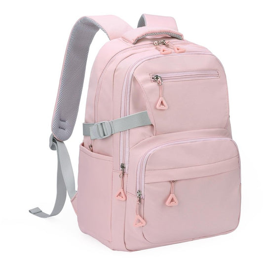 GAEKEAO Everyday Backpack for Women Lightweight Casual Daypack Travel Backpacks for Work College Hiking Camping Commute Pink