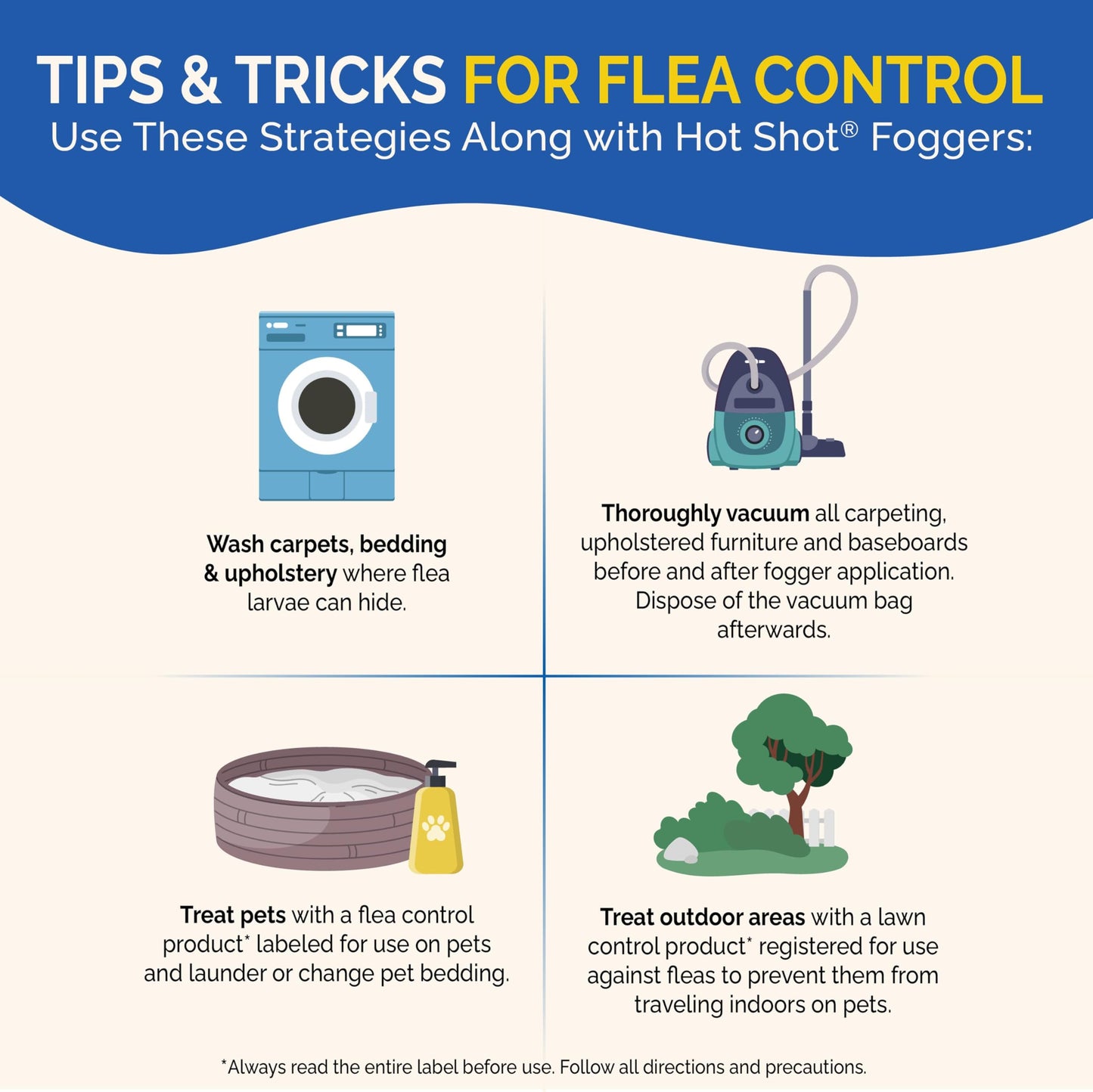 Hot Shot No-Mess! Fogger With Odor Neutralizer 3 Count-1.2 Ounce Cans, Kills Hidden Bugs, No Need To Turn Off Pilot Lights