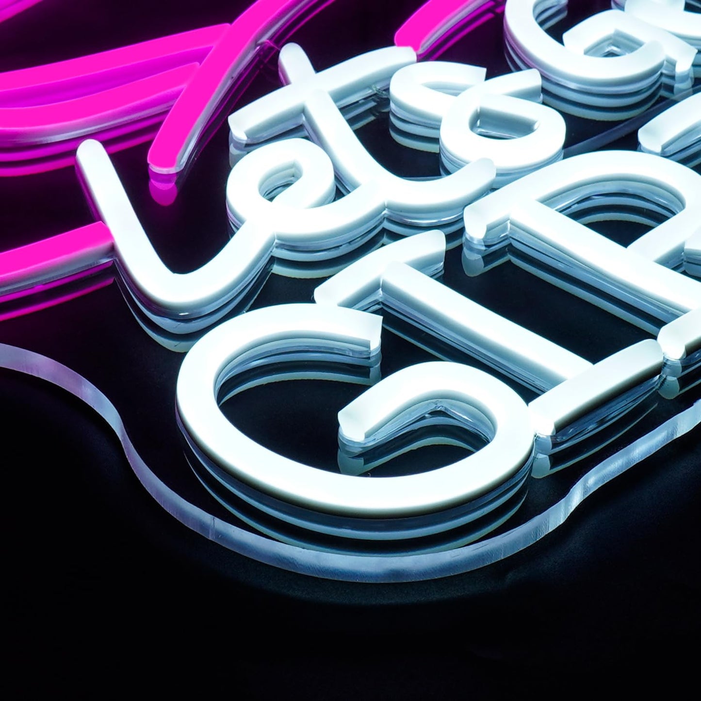 Lucunstar I'M Literally Just A Girl Neon Sign,Pink Led Sign,Led Neon Light for Wall Decor,Light Up Sign for Bedroom,Dimmable Switch USB Connectivity Neon Signs for Girlsroom Decor,Party Light