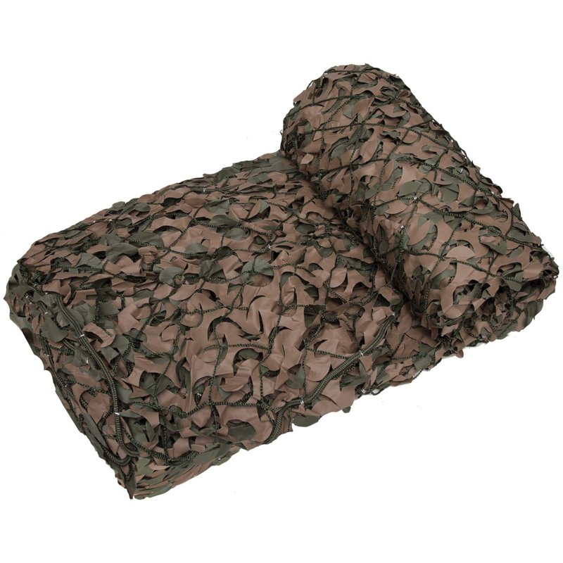 CamoSystems Premium Series Camouflage Military Spec Net with Mesh Netting Attached, Large, 9'10" x 19'8", Original Camo - Green/Brown