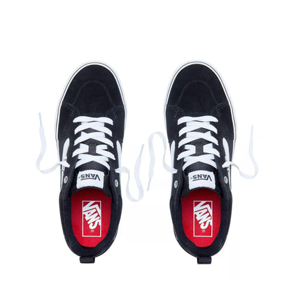 Mens Vans Size 9.5, Filmore Sneaker Black & White Suede & Mesh Canvas Lace Up Shoes, Low Top Men's Trainers, Lightweight Men's Shoes by Vans Active Wear Range (9.5 UK)