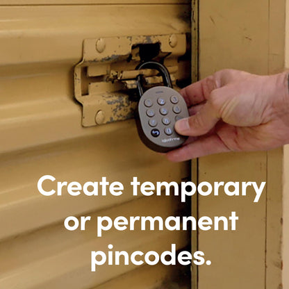 Igloohome Smart Padlock with Silicone Cover Kit (for Indoor Use) – Smart Lock, No WiFi Needed, Grant Remote Access via Bluetooth, Pin Codes & App (Android/iOS) – Lock for Gate, Bike & Locker