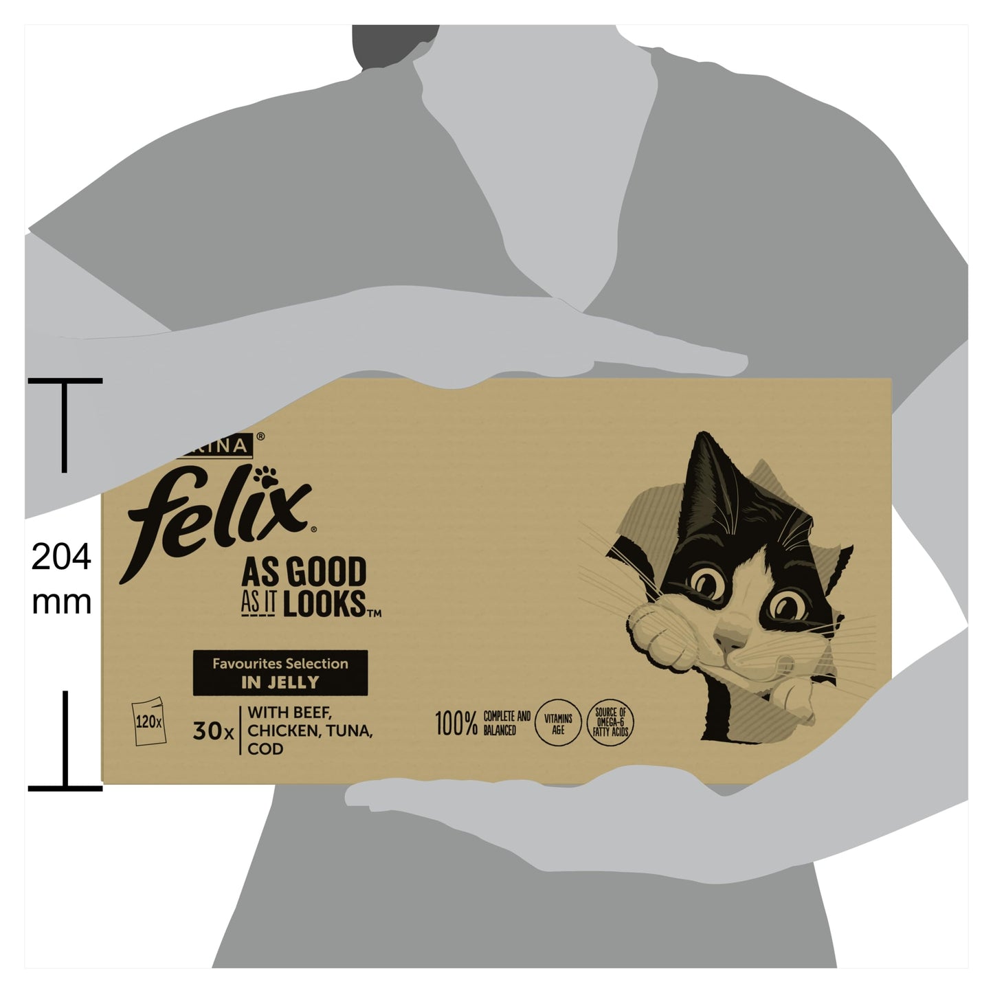 FELIX As Good As it Looks Favourites Selection in Jelly Wet Cat Food 120x85g