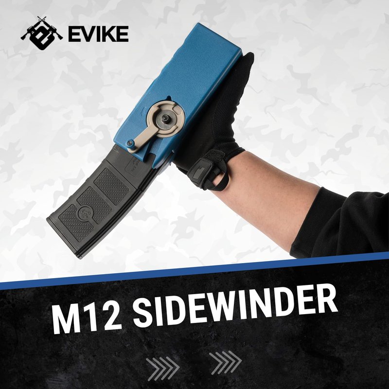 Evike Airsoft - EMG Odin Innovations Sidewinder Airsoft BB Speed Loader (Color: M12 - Drama-Free Blue)