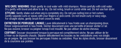 Forum Novelties Adult Black Streaked Phantom Wig, White, One Size