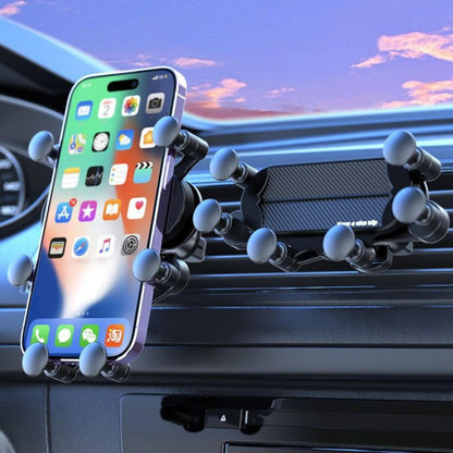 6-Point Car Phone Holder Stand, Adjustable Auto Phone Mount, Secure Grip & Retractable Design, Compatible with All Phones, Perfect for Driving & Hands-Free Navigation