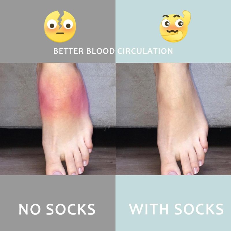 Compression Socks for Women & Men - Circulation Support | 6 Pairs for Nurses, Travel & Flight