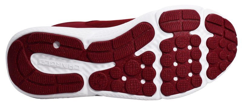 Under Armour Mens Charged Assert 10 Cardinal/Cardinal/White 13 Medium
