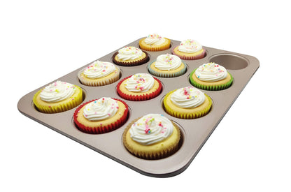 Mombake Premium Orange Greaseproof Cupcake Liners Muffin Paper Baking Cups Standard Size, 100-Count