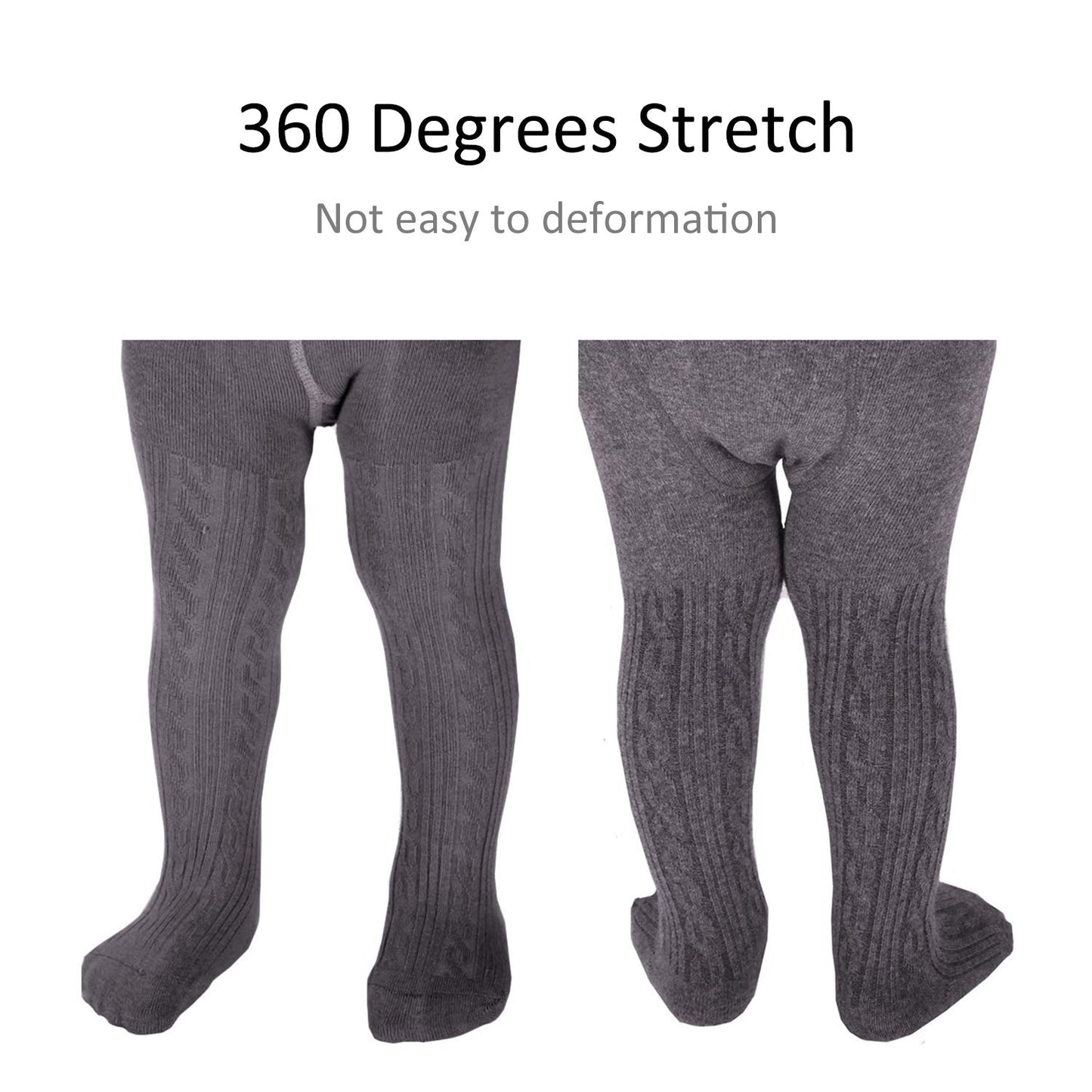 Namektch Baby Girls Tights, Seamless Knit Cotton Leggings Pants Infant Toddler Girl Stockings
