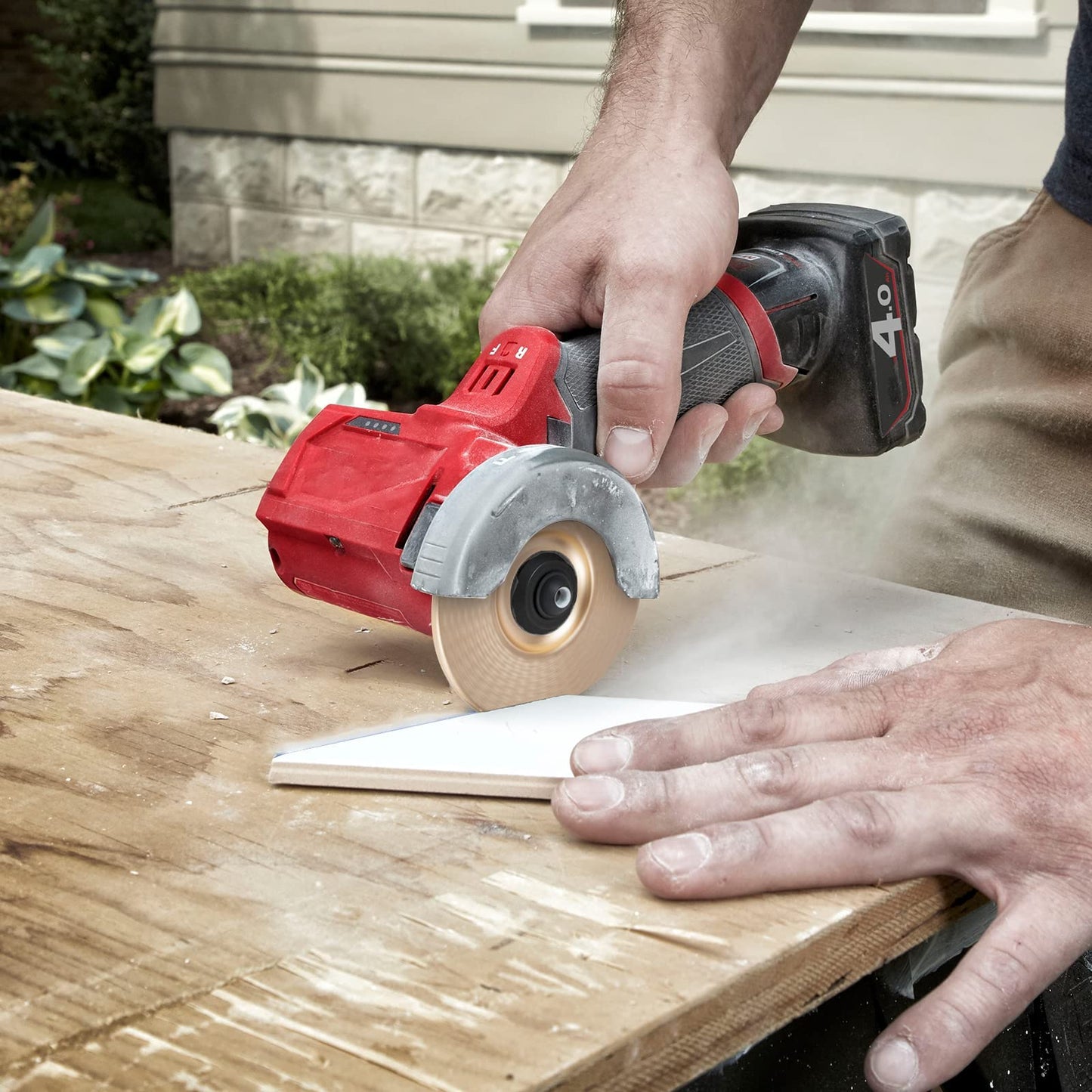 BLEKOO 4PC Angle Grinder Wood Carving Disc Set, for 4" or 4 1/2" Angle Grinder with 5/8" Arbor, Wood Shaper Carving Disc, Stump Grinder Teeth, Wood Shaping Tools