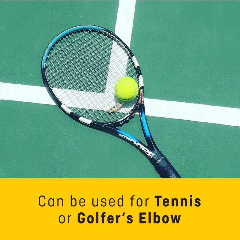Tennis Elbow Strap - Adjustable Support for Weak, Sore Tendons | Pain Relief & Comfort