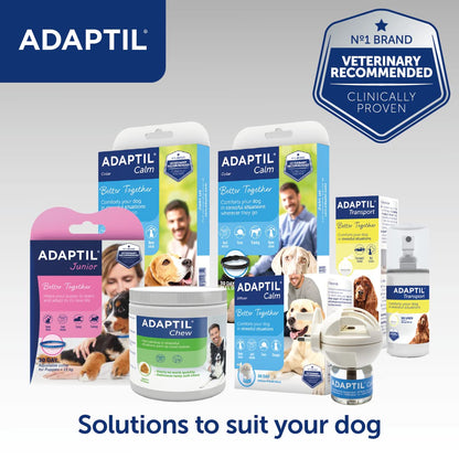 Adaptil Calm-On-The-Go Collar For Dogs Medium / Large, Adaptil Calming Dog Collar Helps Reduce Dog Anxiety With Natural Pheromones, Dog Calm Collar Helps To Reduce Stress And Behavioural Issues