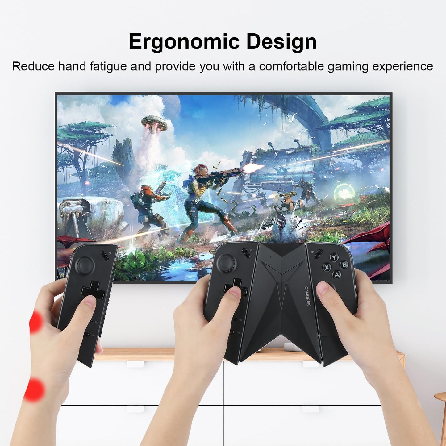 Gamorek Controller Charging Connector Grip Compatible with Lenovo Legion Go