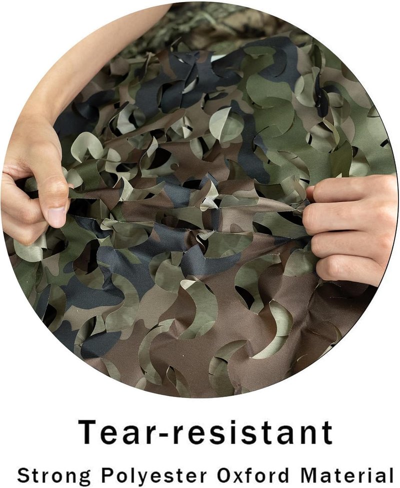 Camo Netting for Hunting | Bulk Roll Sunshade & Military Decoration