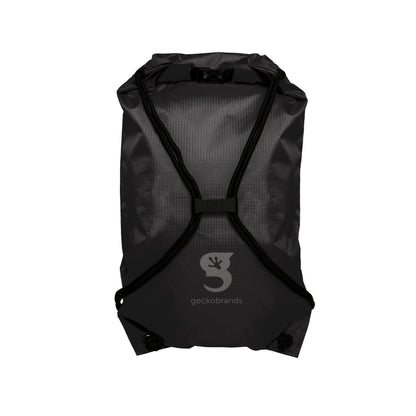 geckobrands Drawstring Travel Backpack 10L - Waterproof Lightweight Travel Dry Bag for Beach, Hiking, and Light Water Activities for Men & Women