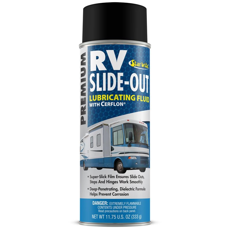 STAR BRITE RV Slide-Out Lubricating Fluid with Cerflon - Ultra-Slick, Deep-Penetrating, Corrosion Preventive Spray for RV Slide Outs (078212)