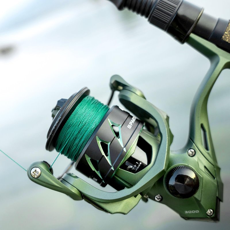 KastKing Superpower ColorShield Braided Fishing Line, Moss Green,8LB,500Yards,X8