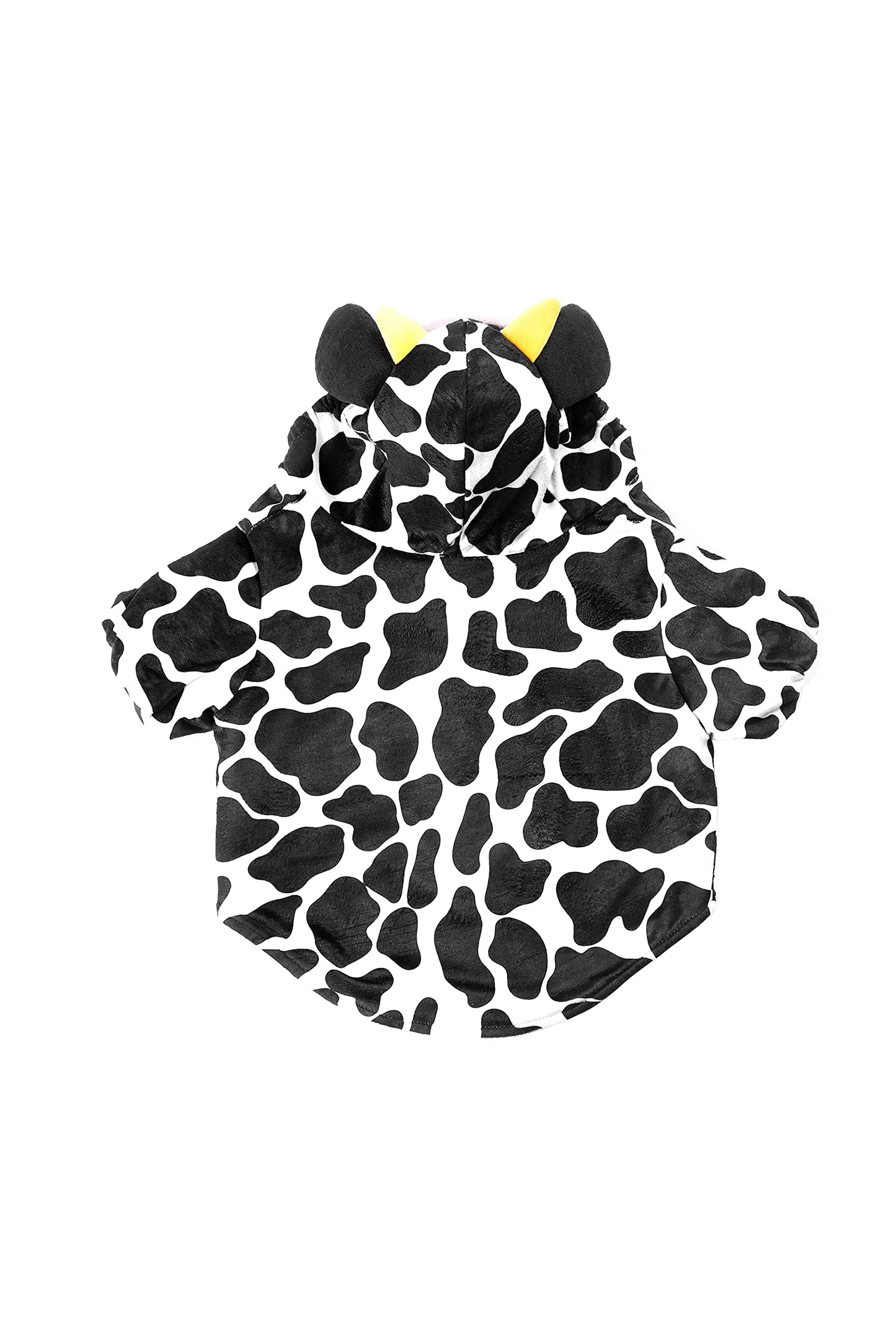 Spooktacular Creations Pet Dog Milk Cow Costume with 3D Cow Hood for Halloween Dress-up Party, Pet Carnival (Medium)