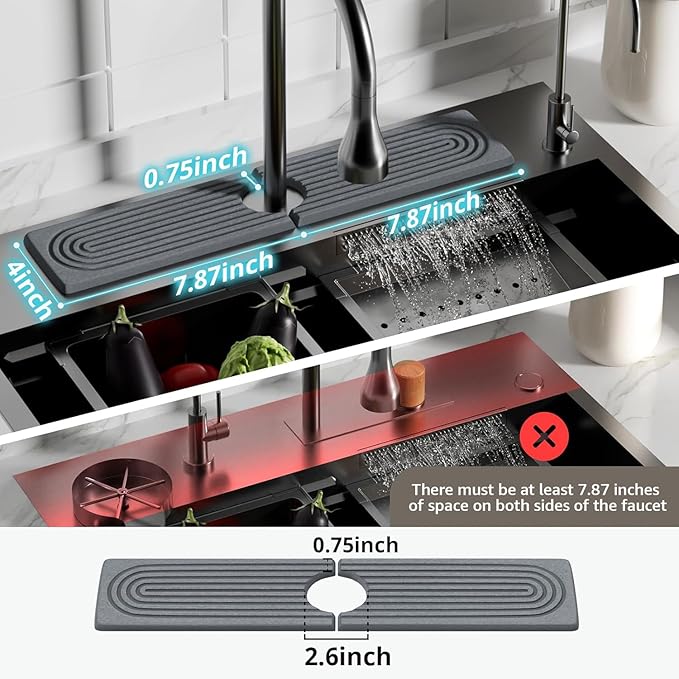 Quick Dry Sink Splash Guard
