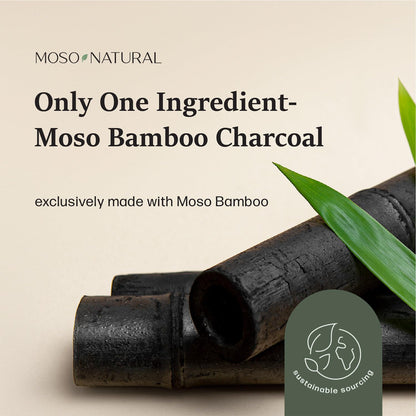 Moso Natural Air Purifying Bag 600g. A Scent Free Odour Eliminator for Kitchens, Bedrooms, Living Rooms, Pet Areas. Premium Moso Bamboo Charcoal Odour Absorber. Free Standing Design.