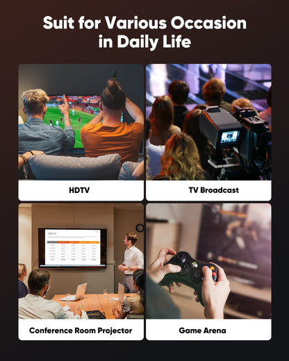 Highwings 8K 10K HDMI 2.1 Cable 6.6FT/2M 2-Pack, Certified Ultra High Speed HDMI Cable Braided Cord-4K@120Hz 8K@60Hz, DTS:X, HDCP 2.2 & 2.3, HDR 10 Compatible with Roku TV/HDTV/Blu-ray