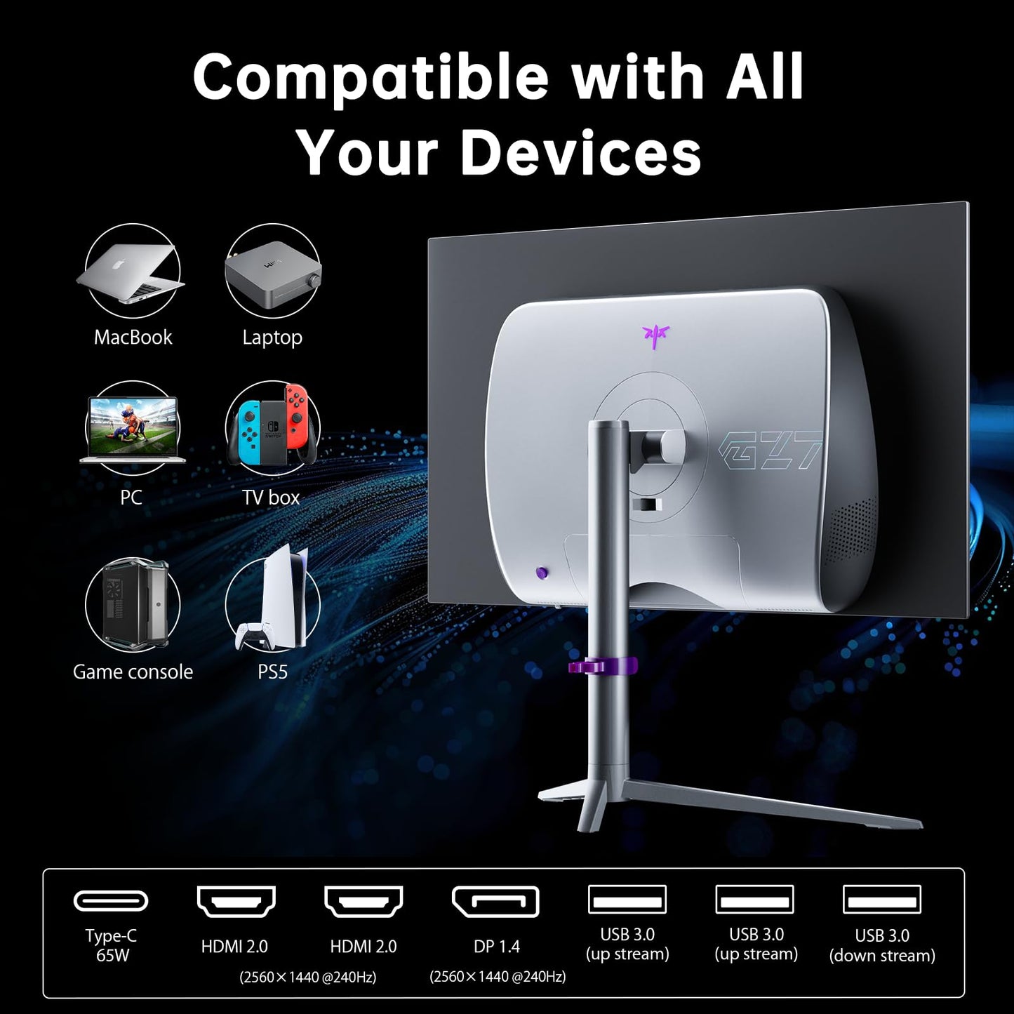 KTC MegPad 32" Smart Portable TV, 4K Touch Screen Portable TV Monitor, Android 13 Google EDLA Certified 8G RAM+128G Storage, Octa-core CPU 9500mAh Battery, Dual 6W Speakers WiFi 6