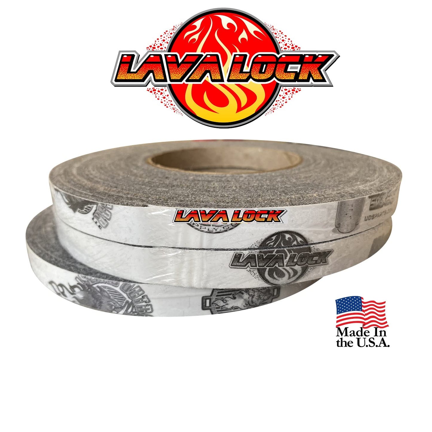 LavaLock 1/2" x 1/8" High Temp Nomex BBQ HT Gasket Smoker Seal, self Stick Grey