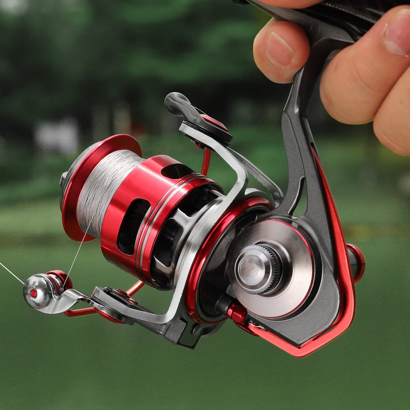 TRUSCEND Spinning Fishing Reel, Aviation Metal Material Body Reels, Industrial Durable-Strength, High Speed & Stability, Ultra-Light & Powerful, Smoother & Durable, Saltwater Freshwater Fishing Gear