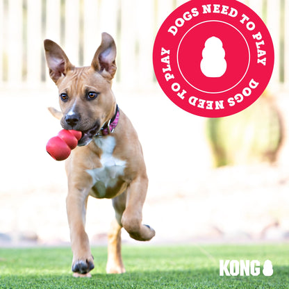 KONG Classic Stuffable Dog Toy - Fetch & Chew Toy for Dogs - Treat-Filling Capabilities - Durable Natural Rubber Material - For Medium Dogs