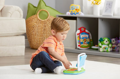 LeapFrog 2 in 1 LeapTop Touch Laptop, Green, Learning Tablet for Kids with 10 Modes of Play, Kids Laptop with Letters, Numbers, Vocabulary and Animals, Learning Toy Laptop for Kids Ages 2 Years +