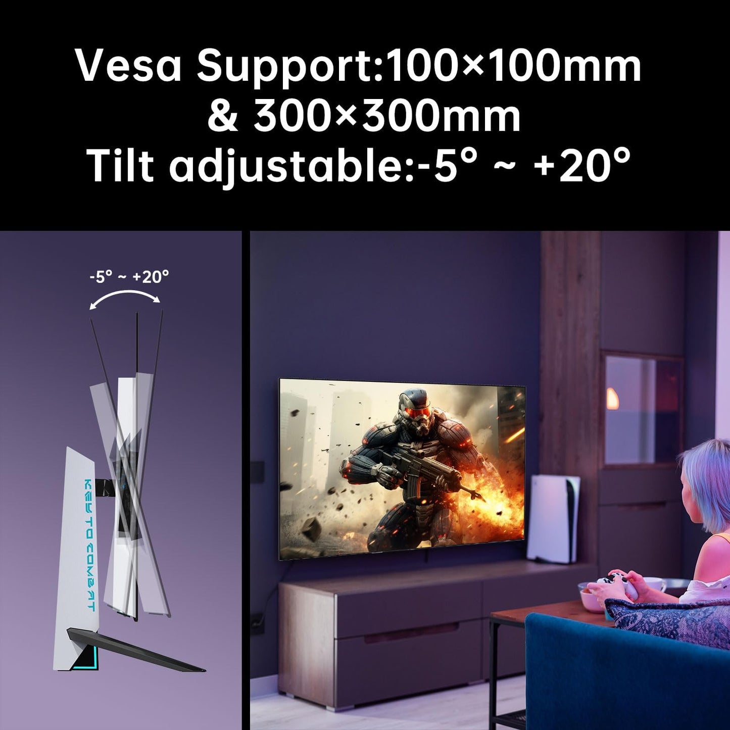 KTC MegPad 32" Smart Portable TV, 4K Touch Screen Portable TV Monitor, Android 13 Google EDLA Certified 8G RAM+128G Storage, Octa-core CPU 9500mAh Battery, Dual 6W Speakers WiFi 6