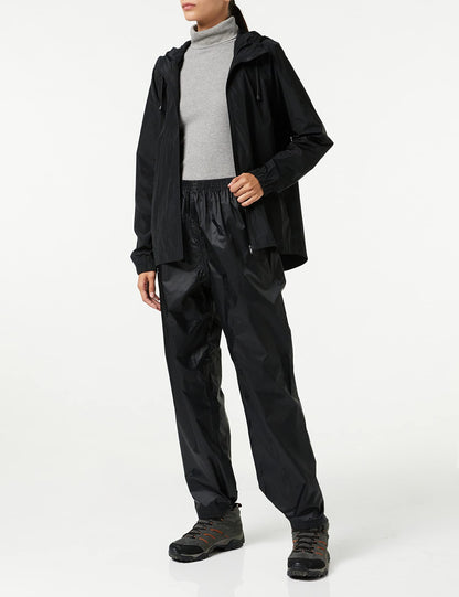 Regatta Womens Pack It Waterproof Over Trousers,Black-Medium