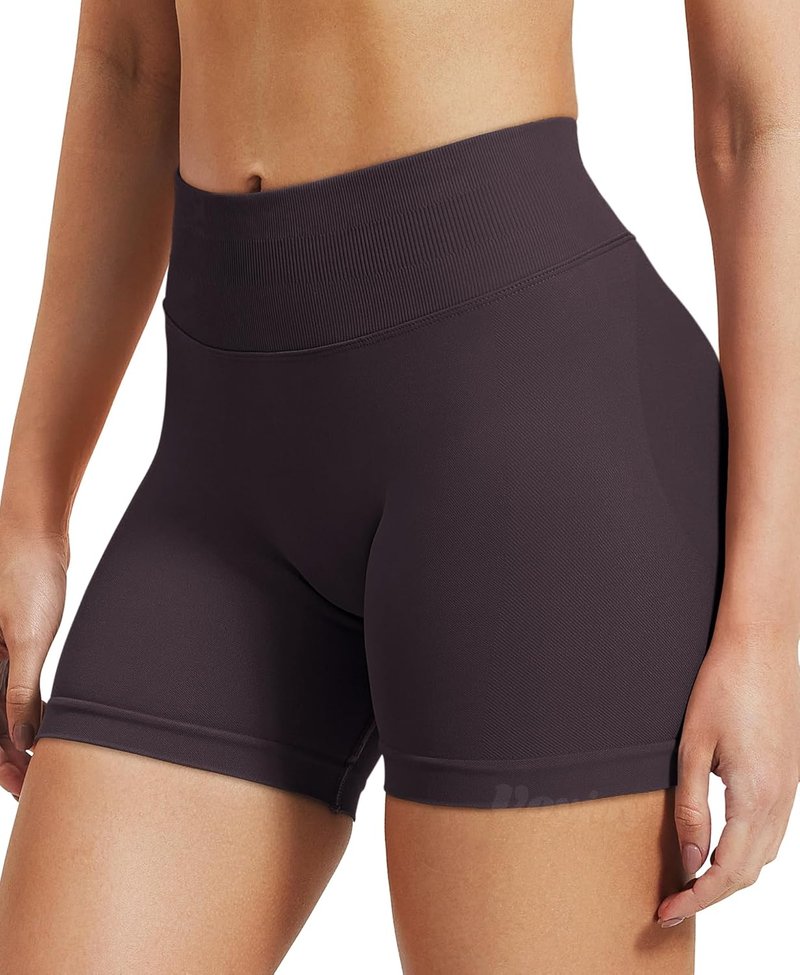 VOYJOY Women's Scrunch Butt Lifting Workout Shorts - Seamless Gym Biker Shorts in 2.5", 3.6", 4.5", 6" Sizes