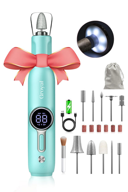 Electric Nail Drill Professional, 45000RPM Cordless Electric Nail File for Acrylic Gel Nails, Professional Nail Drill Manicure Pedicure Polishing Shape Tools for Home Salon