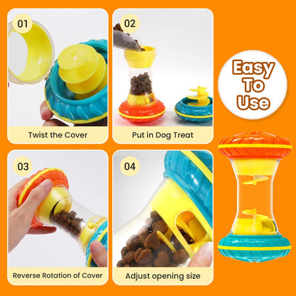 BoYoYo Interactive Dog Puzzle Toys for Boredom, Dogs Enrichment Toy to Keep Them Busy, Treat Dispensing Slow Feeder