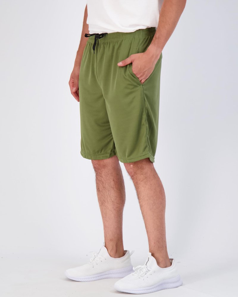 Real Essentials 3 Pack: Men’s 9" Mesh Basketball Shorts | Long Athletic Performance Gym Short with Pockets - Set 3, M