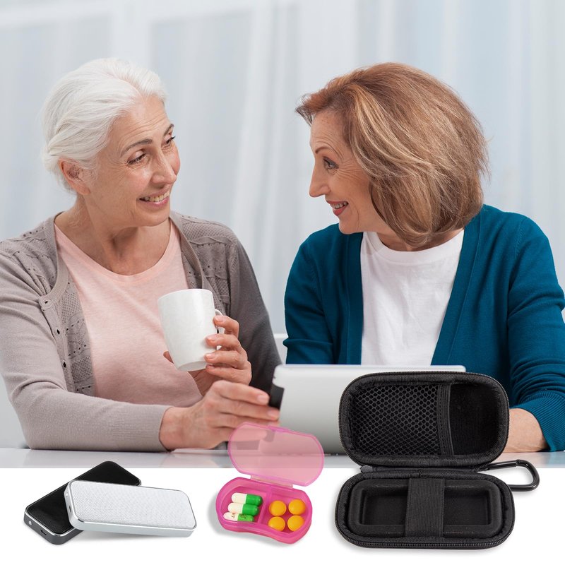 Carrying Case for Kardiamobile EKG Monitor,Hard Shell Case for Kardiamobile 6L 5L,Travel Heart Monitor EKG Protector,Heart Rate Monitor Holder (Black)