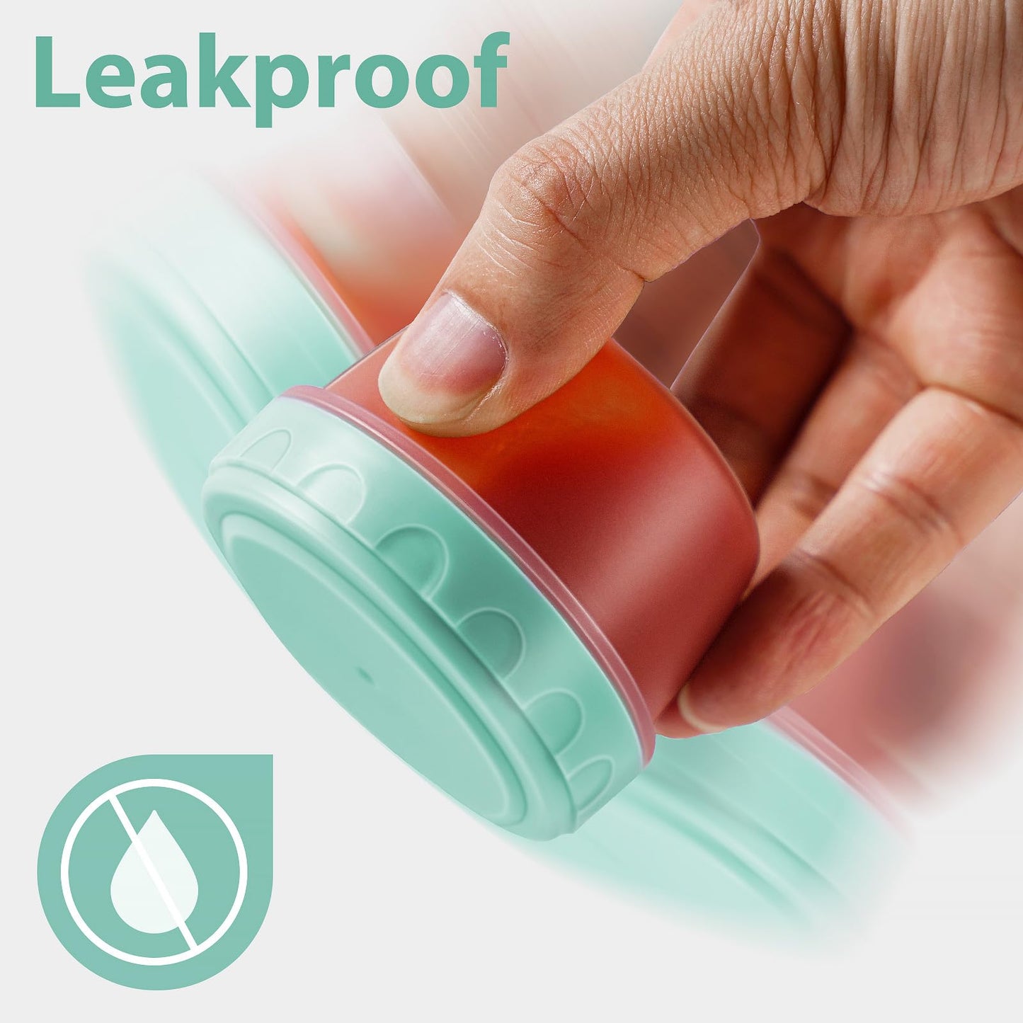 6 Pack 2.7 OZ Salad Dressing Container to Go with lids,Dishwasher and Microwave Safe Tiny Condiment Containers with Graduated Lines, Reusable and Leakproof Small Sauce Containers for Lunch Box