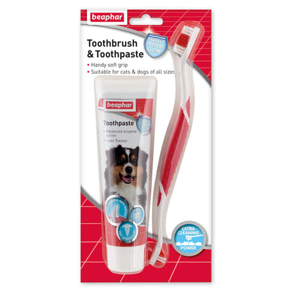 Beaphar Toothbrush & Toothpaste Kit