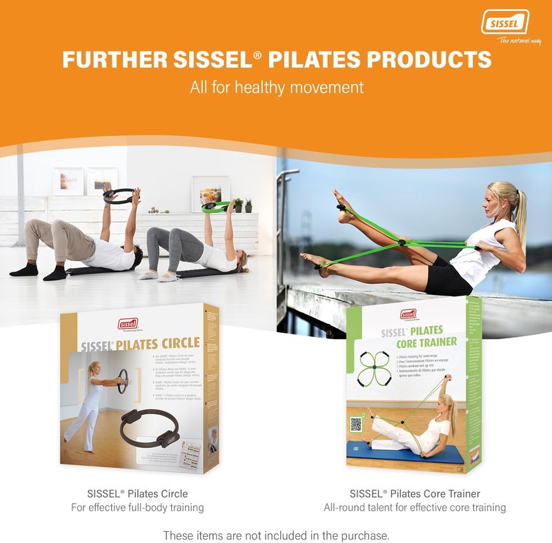 SISSEL Pilates Soft Ball - 8.5 in Gray | Phthalate-Free PVC for Deep Relaxation & Muscle Strengthening | 340 lbs Capacity
