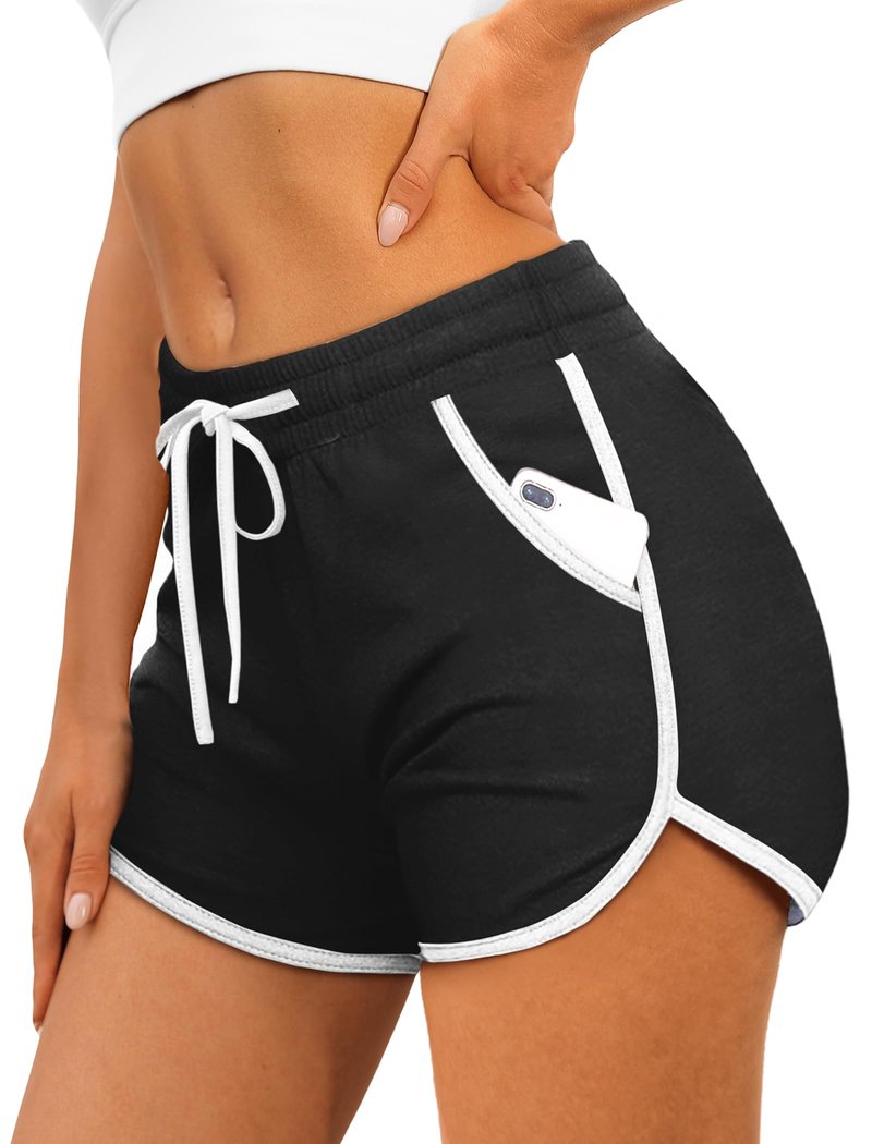Aloodor Women's Clothing Workout Shorts Women Running Shorts with Pockets Summer Outfits for Women