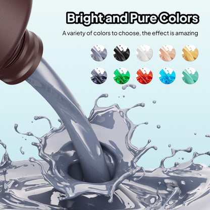 ELEGOO Water Washable 3D Printer Resin 1.0, Ceramic Grey 1000g, Fast Curing, Easy Cleanup with Water, Smooth Finish & High Precision 405nm UV Resin for LCD/MSLA 3D Printing