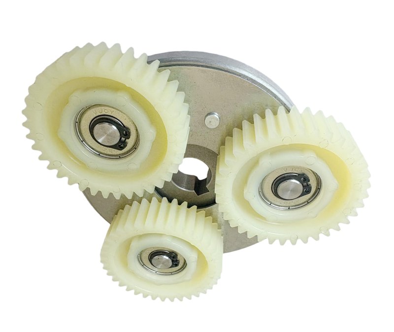 INXING 36T Nylon Planetary Gear Clutch Kit for 500W-1000W Left-Outlet E-Bike Hub Motor, E-Bike Motor Replacement Parts, Suitable for Electric Fat Tire Bike, Retro Bike