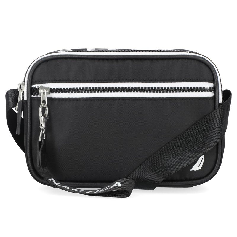 Nautica Women's High Seas Camera Crossbody, Black, One Size